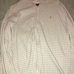 Long sleeve button up Polo shirt